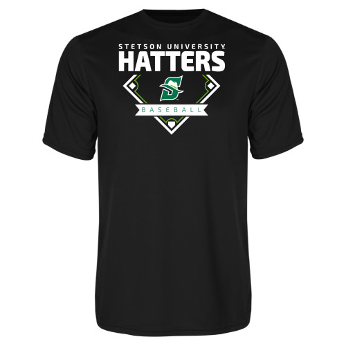 Black Performance Tee - Baseball Diamond