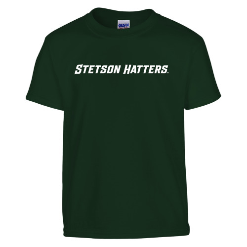  Youth Dark Green T-Shirt - Stetson Hatters