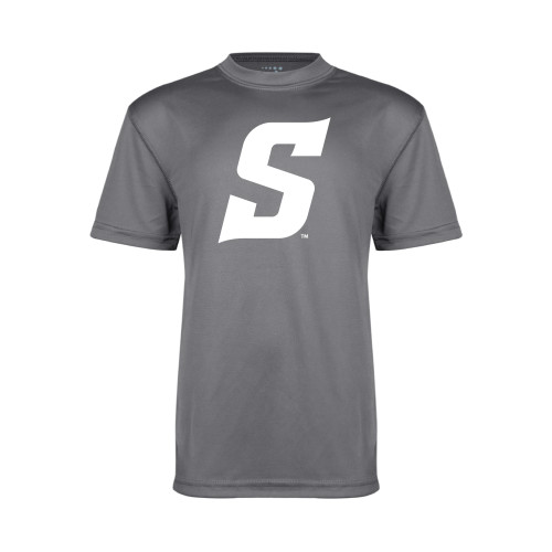 Main Image for  Youth Performance Grey Concrete Tee