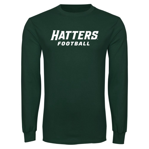  Dark Green Long Sleeve T Shirt - Football