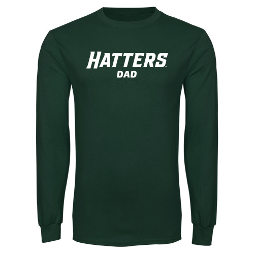  Dark Green Long Sleeve T Shirt - Dad