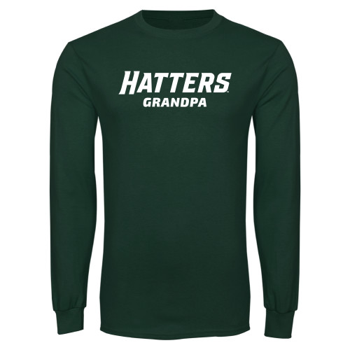  Dark Green Long Sleeve T Shirt - Grandpa