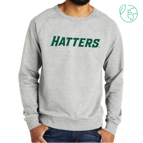  Allmade Light Grey Organic French Terry Crewneck Sweatshirt - Hatters