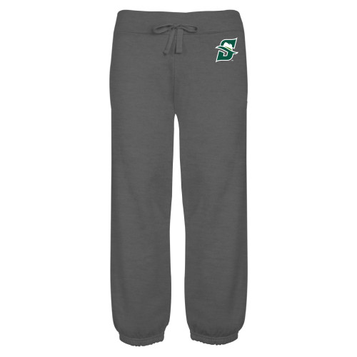  ENZA Womens Dark Heather Banded Fleece Capri - Primary logo