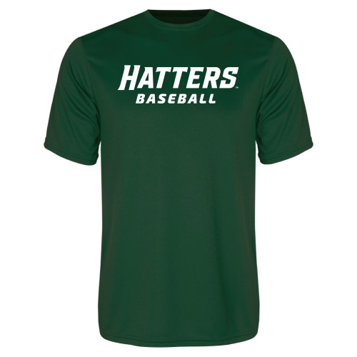  Dark Green Performance Tee - Baseball