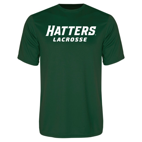  Dark Green Performance Tee - Lacrosse