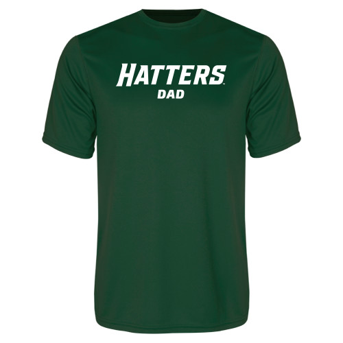  Dark Green Performance Tee - Dad