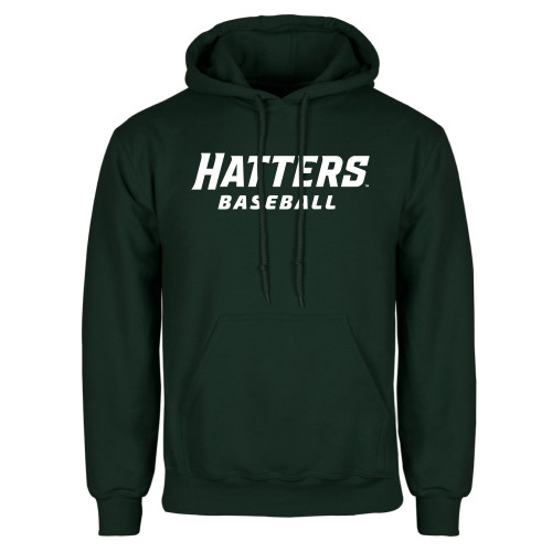  Dark Green Fleece Hood - Baseball