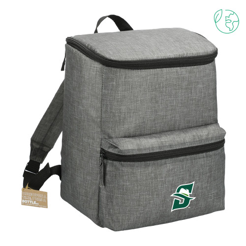  Excursion Charcoal Recycled 20 Can Backpack Cooler - Primary logo
