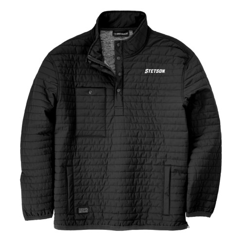 DRI DUCK Black Keystone Quilted Pullover - Stetson