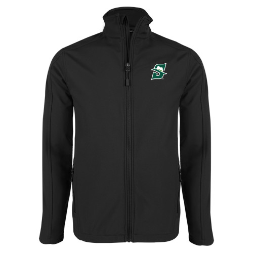 Black Softshell Jacket - Primary logo