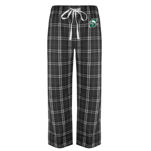 Black/Grey Flannel Pajama Pant - Primary logo
