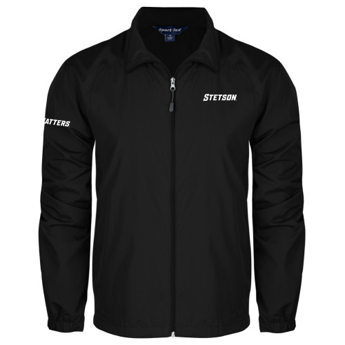  Black Full Zip Wind Jacket - Stetson