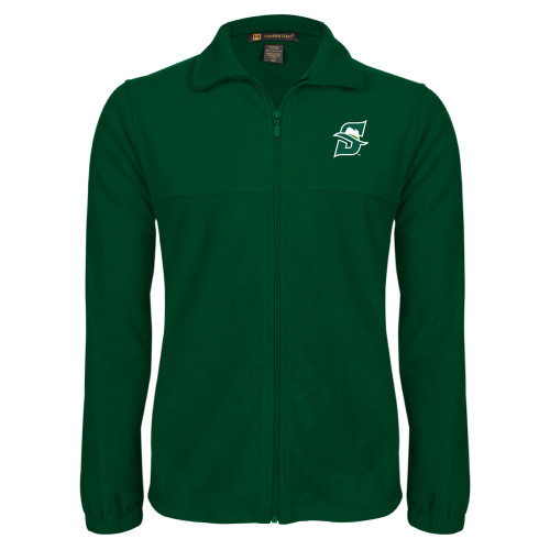  Dark Green Fleece Full Zip Jacket - Primary logo
