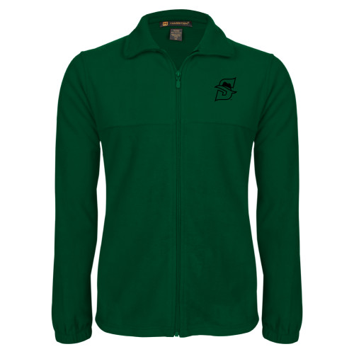  Dark Green Fleece Full Zip Jacket - Primary logo