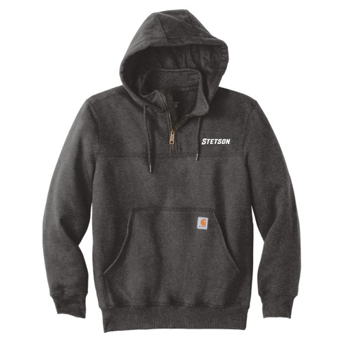 Carhartt Charcoal Rain Defender Paxton Hooded Zip Sweatshirt - Stetson