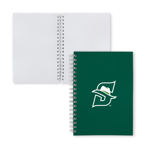  Clear 7 x 10 Spiral Journal Notebook - Primary logo