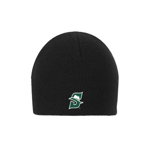  Black Knit Beanie - Primary logo