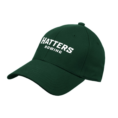  Dark Green Structured Adjustable Pro Style Hat - Rowing