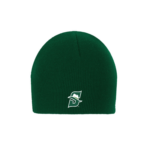  Dark Green Knit Beanie - Primary logo