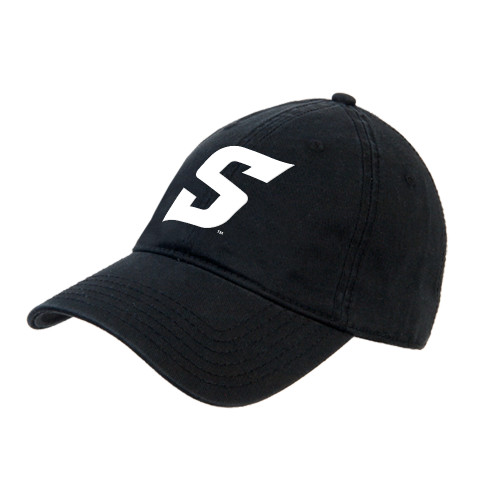  Black Unstructured Adjustable Low Profile Hat - Secondary Logo