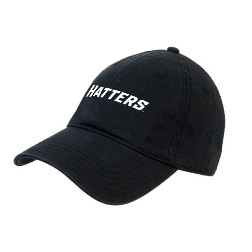  Black Unstructured Adjustable Low Profile Hat - Hatters