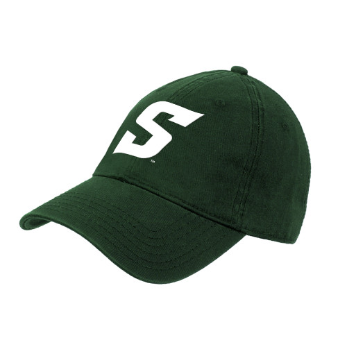  Dark Green Unstructured Adjustable Low Profile Hat - Secondary Logo