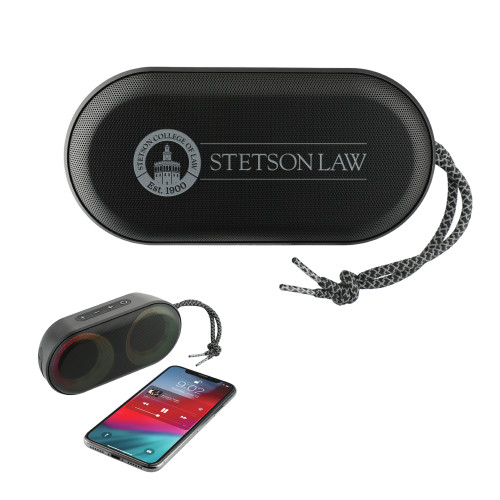  Zedd Outdoor Speaker with RGB Lights - Stetson University Law Horizontal Engraved