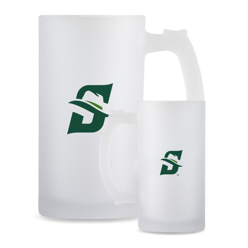  Full Color Decorative Frosted Glass Mug 16oz - Primary logo