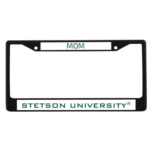  Metal License Plate Frame in Black - Stetson University