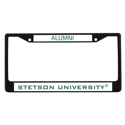  Metal License Plate Frame in Black - Stetson University