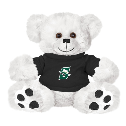 Plush Big Paw 8 1/2 inch White Bear w/Black Shirt - Primary logo
