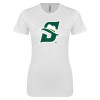 Thumbnail image for  Next Level Womens White Boyfriend Tee
