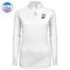 Thumbnail image for  Syntrel Womens White Interlock 1/4 Zip