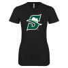 Thumbnail image for  Next Level Womens Black Boyfriend Tee
