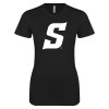 Thumbnail image for  Next Level Womens Black Boyfriend Tee