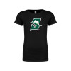 Thumbnail image for  Next Level Girls Black Fashion Fit T Shirt