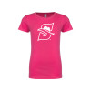 Thumbnail image for  Next Level Girls Fuchsia Fashion Fit T Shirt