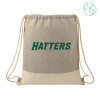 Thumbnail image for  Split Recycled Cotton Grey/Natural Drawstring Bag