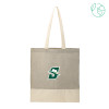 Thumbnail image for  Split Recycled Grey Cotton Twill Convention Tote