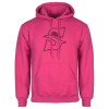 Thumbnail image for  Womens Fuchsia Fleece Hoodie