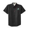 Thumbnail image for  Black Twill Button Down Short Sleeve