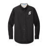 Thumbnail image for  Black Twill Button Down Long Sleeve