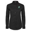 Thumbnail image for  Womens Black Twill Button Down Long Sleeve 