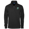 Thumbnail image for  Black Slub Fleece 1/4 Zip Pullover