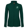 Thumbnail image for  Womens Dark Green Fleece Full Zip Jacket