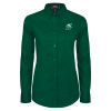 Thumbnail image for  Womens Dark Green Twill Button Down Long Sleeve 