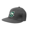 Thumbnail image for  Charcoal Flat Bill Snapback Hat