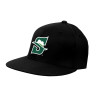 Thumbnail image for  Black Flat Bill Snapback Hat