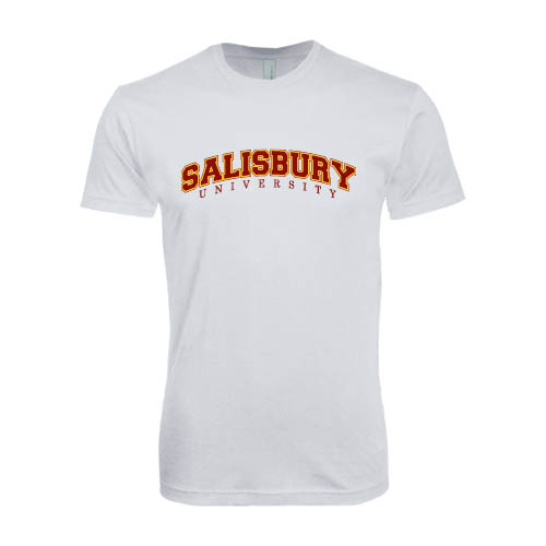  Next Level White SoftStyle T Shirt - Arched Salisbury University